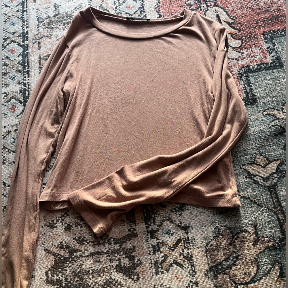 Elegant Brown Women's Top